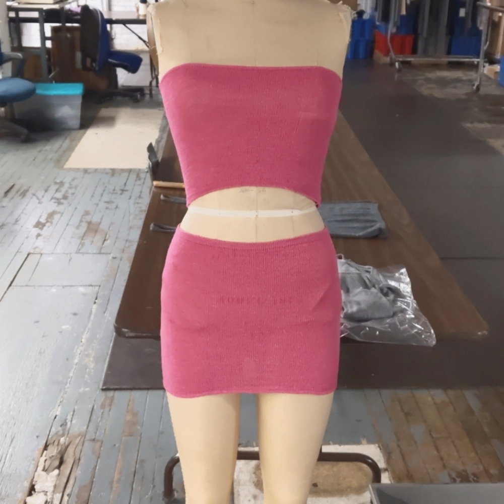 Kd dance 2-in-1/ Wear as tube top/skirt